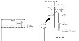 FIG 6 Handleless Integrated Panel Dimensions