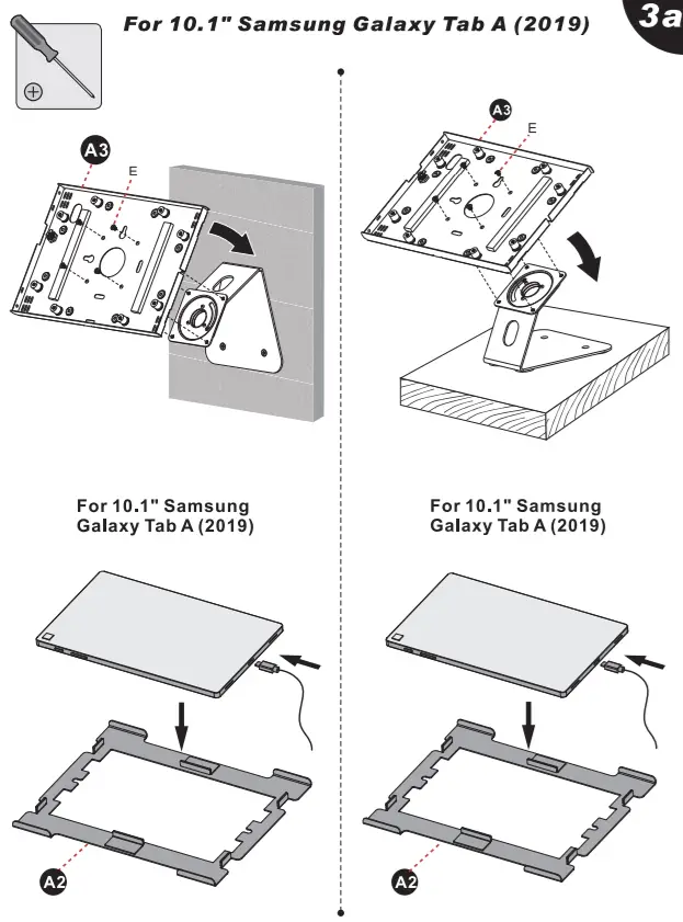 PYLE PSPADLK15 Full motion Anti-Theft Tablet Bracket -fig 3
