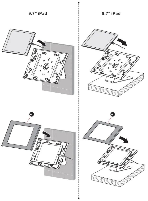 PYLE PSPADLK15 Full motion Anti-Theft Tablet Bracket -fig 7