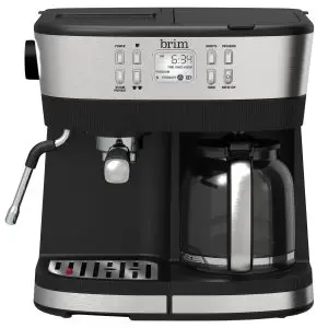 brim 19 Bar Espresso & 10 Cup Programmable Coffee Maker