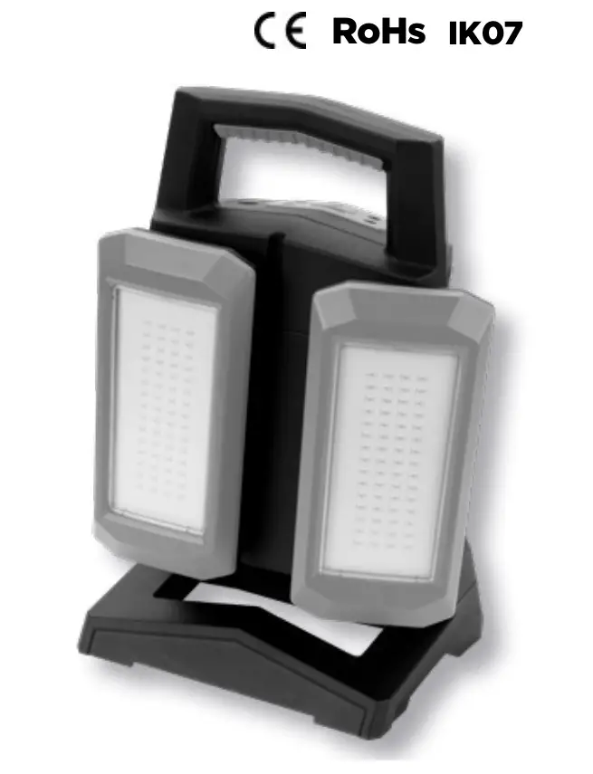 MATCO TOOLS MFL4500 Duo-Play Super Power Rechargeable Floodlight - overview