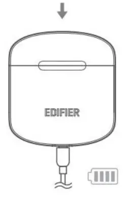 EDIFIER W200BT MINI True Wireless Earbuds Headphones - Charge the