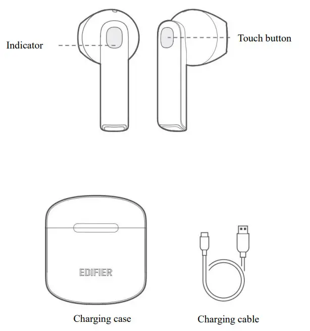 EDIFIER W200BT MINI True Wireless Earbuds Headphones