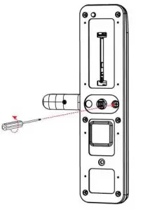 Guangzhou Weshine Electronic Technology H2 Smart Lock - screws