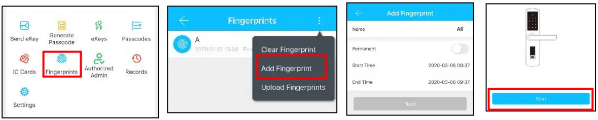 Guangzhou Weshine Electronic Technology H2 Smart Lock - validity period