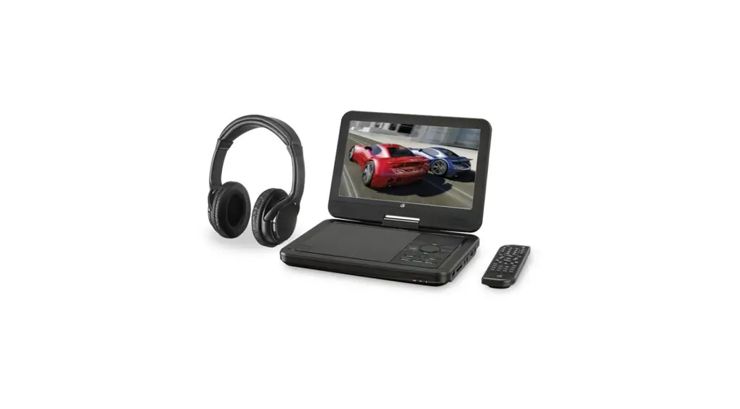 Gpx Pdb1077 10.1 Inch Dvd Player With Wireless Headphones User Guide
