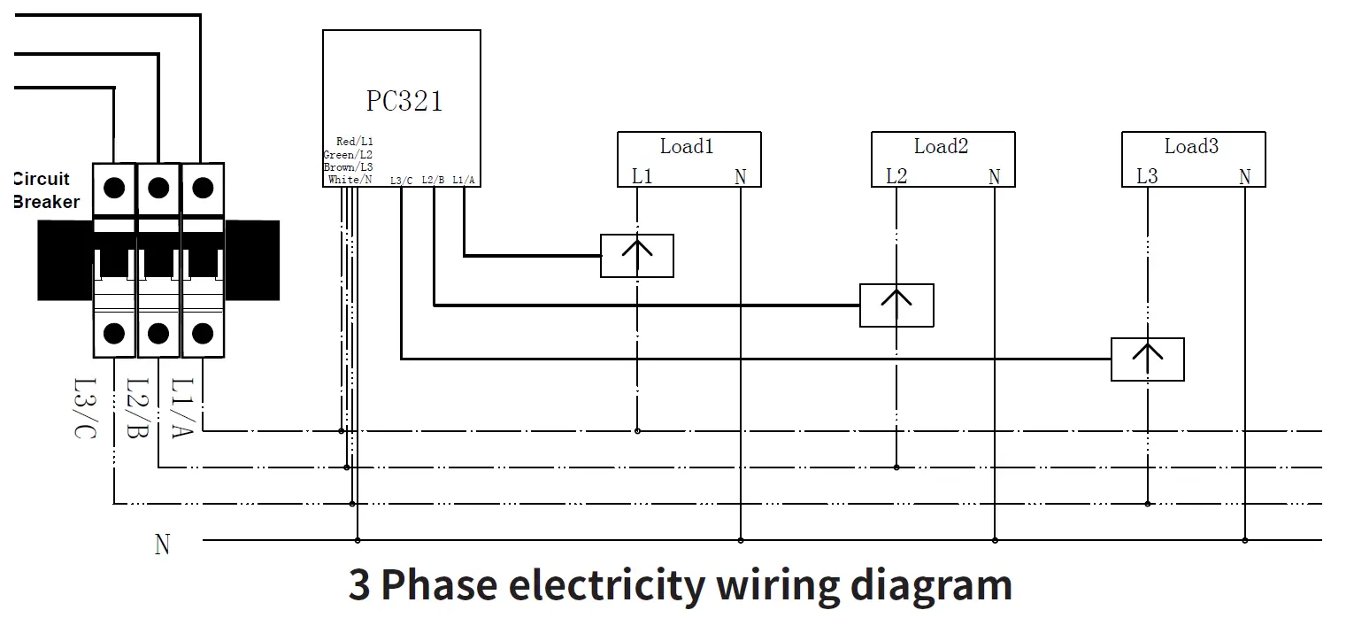 owon PC321-TY Single-3-phase Power Clamp fig4