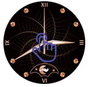 imilab W11L Smartwatch - Long press the watch face page for 3s to enter into selection