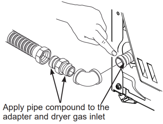 GE Appliances GTX33GASKWW Dryers - adapter