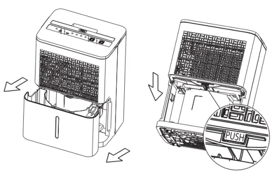 Removing the air filter