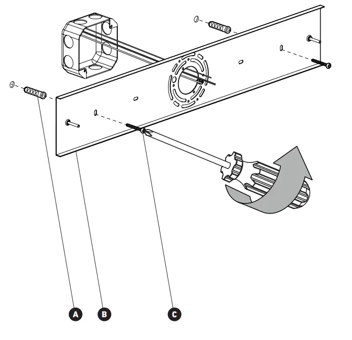 artika VAN4RA HD2CR Essence 4 4 Light LED Vanity Light - BRACKET