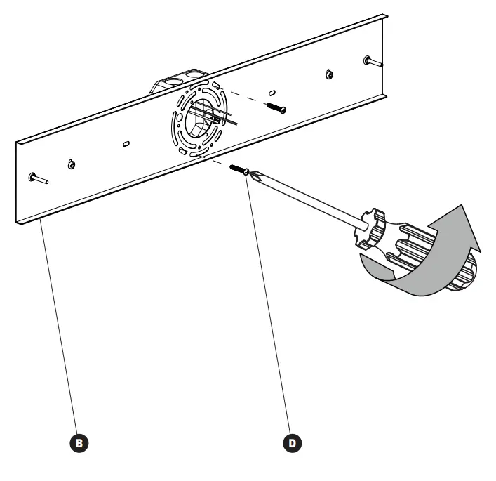 artika VAN4RA HD2CR Essence 4 4 Light LED Vanity Light - MOUNTING 1