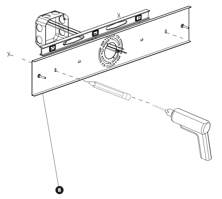 artika VAN4RA HD2CR Essence 4 4 Light LED Vanity Light - MOUNTING