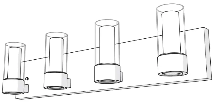 artika VAN4RA HD2CR Essence 4 4 Light LED Vanity Light