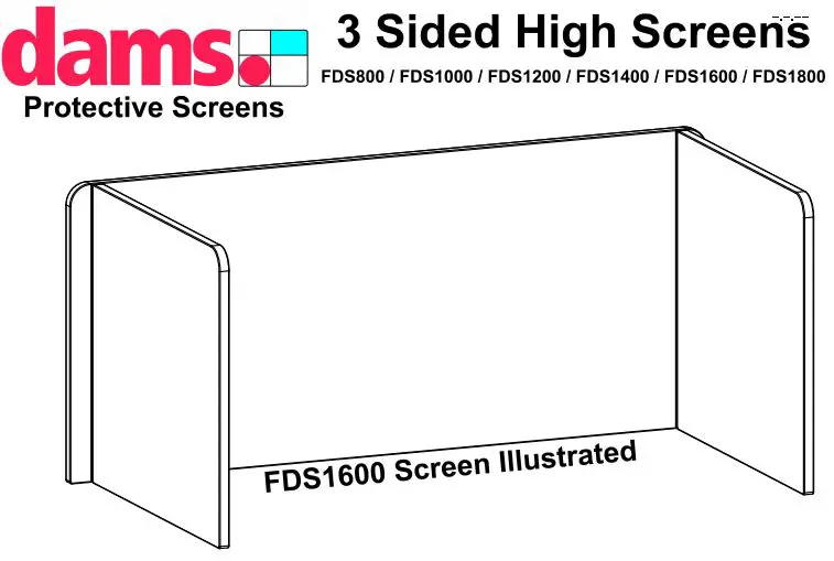 dams 3 Sided High Screens