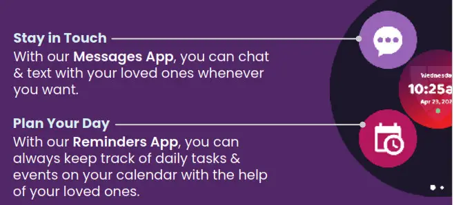 MEDICAL GUARDIAN MG Move Smartwatch- Circle Apps