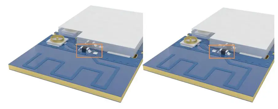 EBYTE E72-2G4M02S2B CC2640 2.4GHz BLE4.1 SMD Wireless Module User Manual - Antenna Selection