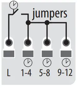 SALUS KL04NSB 24V Extension Module Wiring Centre - NSB function terminals 3