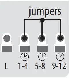 SALUS KL04NSB 24V Extension Module Wiring Centre - NSB function terminals
