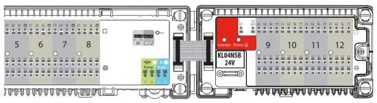 SALUS KL04NSB 24V Extension Module Wiring Centre - Serial connector