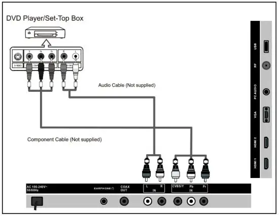 naxa NTD-2460A 24 Inch Wide Screen HD LED TV - box