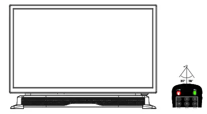 naxa NTD-2460A 24 Inch Wide Screen HD LED TV - point