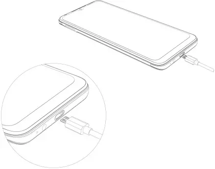 Infinix X659B HOT 10i Smartphone - Charging