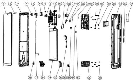 Infinix X659B HOT 10i Smartphone - diagram
