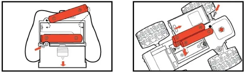 NEW BRIGHT 41HB2 Toy Transmitter fig 1