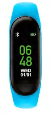 TIKKERS TKS01 0005 Series 1 Kids Black Smart Activity Tracker - cover