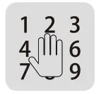 hugolog DE DOOR 16H 1162 Keyless Entry Door Lock - Manual