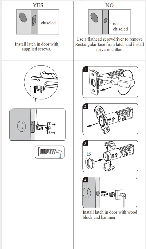 hugolog DE DOOR 16H 1162 Keyless Entry Door Lock - chiseled.