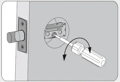 hugolog DE DOOR 16H 1162 Keyless Entry Door Lock - screwdirver
