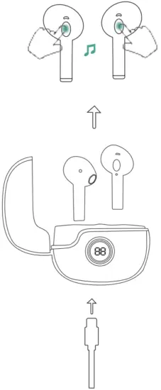 K9 True Wireless Stereo Earphones - Fig 2