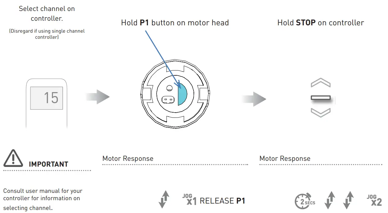 ROLLEASE ACMEDA 003B9ACA3A Automate Arc Cord Lift Motors - Motor 2
