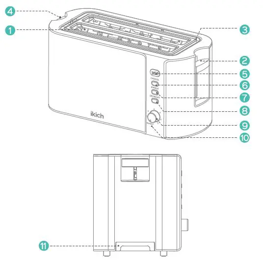 ikich-CP144B-4-Slice-Extra-Wide-Long-Slot-Toaster-1