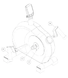 CANDO AFE179 Bi-Directional Pedal Exerciser with Premium Handles-fig-5