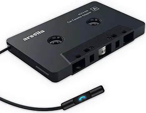 arsvita US1ASCA0076 Bluetooth Car Cassette Tape Adaptor