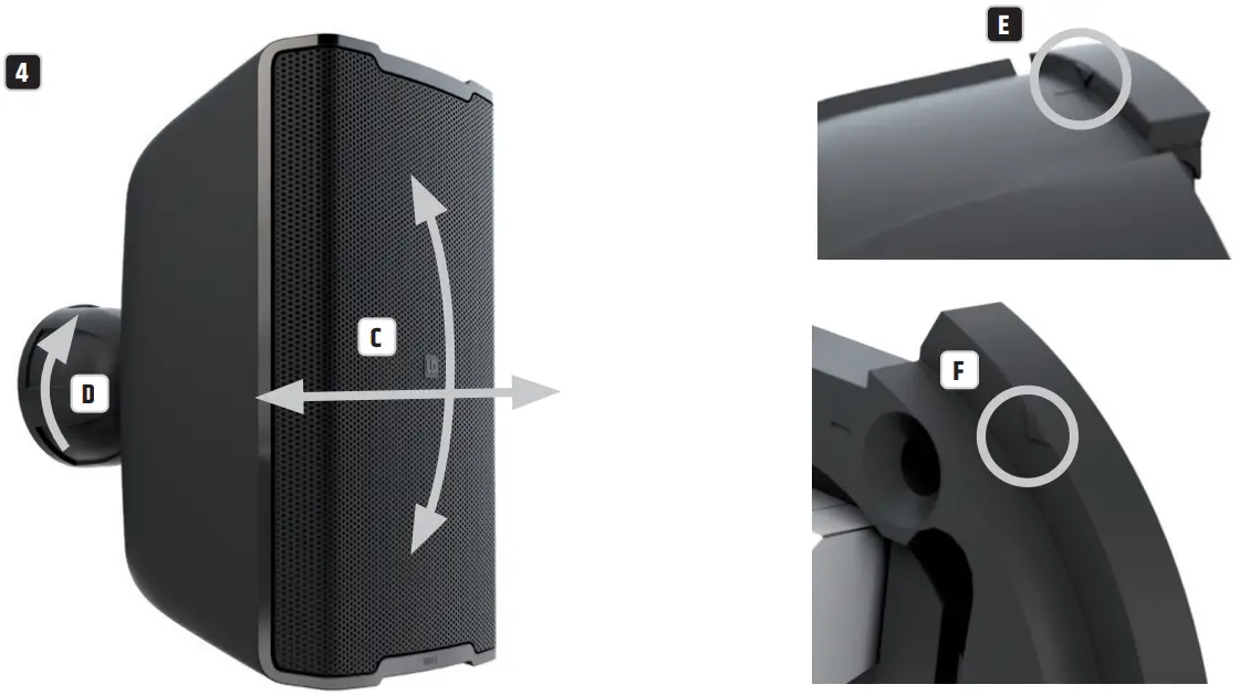LD Systems LDDQOR3B W 2 WAY PASSIVE INDOORb OUTDOOR LOUDSPEAKER - FIG 11
