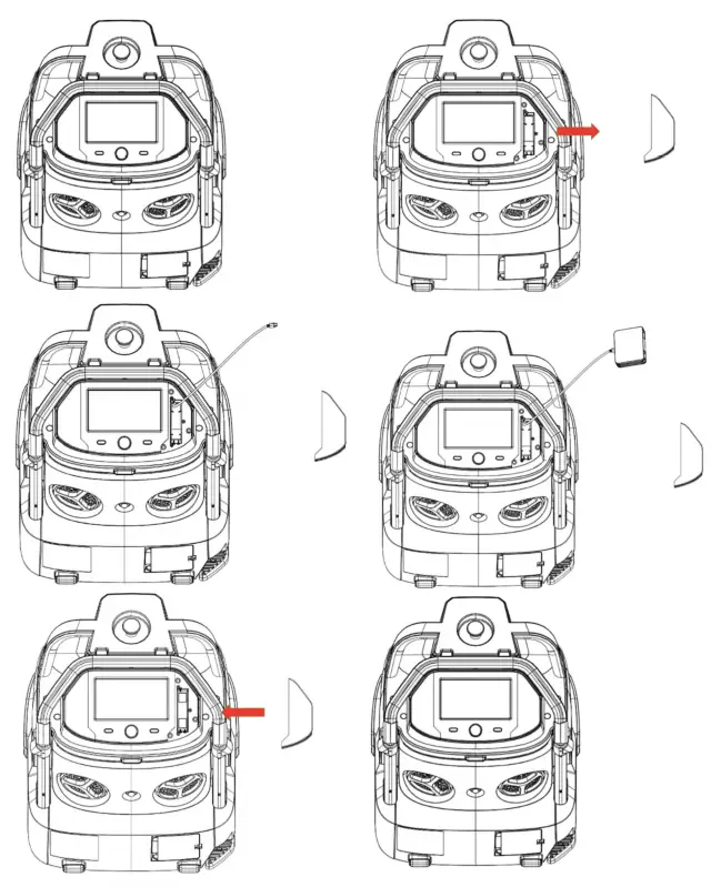 SoftBank Whiz Vacuum Cleaning Robot - pager holder