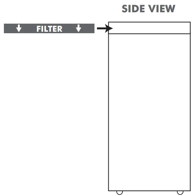 SANTA FE PH PSF EA Classic Basement Dehumidifier - Filter 2
