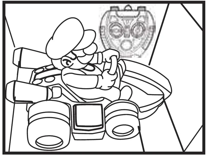 jakks PACIFIC 86905-PKC1-11L Super Mario Anti Gravity RC Racer 1