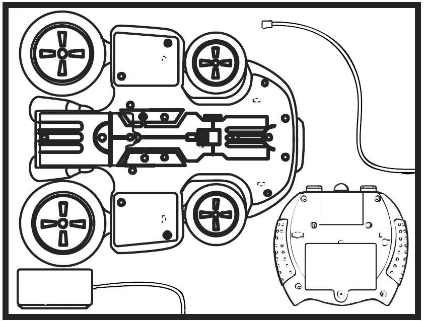 jakks PACIFIC 86905-PKC1-11L Super Mario Anti Gravity RC Racer 4