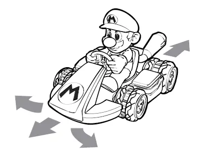 jakks PACIFIC 86905-PKC1-11L Super Mario Anti Gravity RC Racer 6