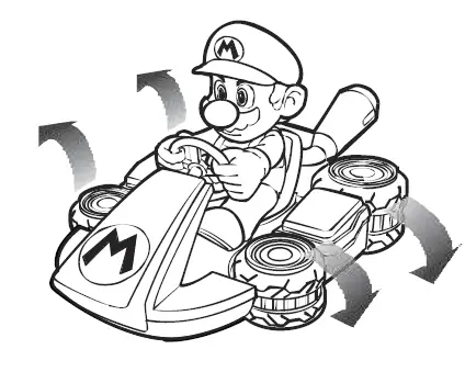 jakks PACIFIC 86905-PKC1-11L Super Mario Anti Gravity RC Racer 8