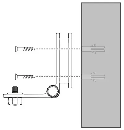VTech VM818HD HD Video Baby Monitor - Mount the baby unit on dry wall 2