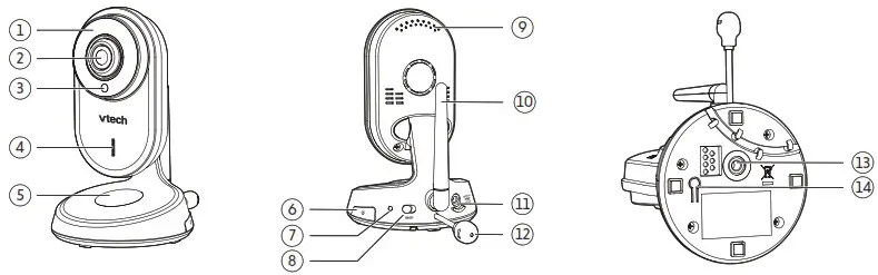 VTech VM818HD HD Video Baby Monitor - Overview 2
