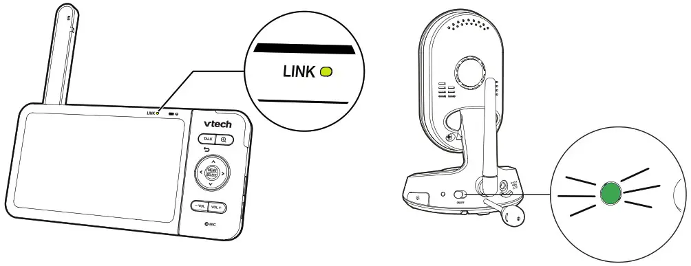 VTech VM818HD HD Video Baby Monitor - Status check