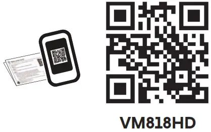 VTech VM818HD HD Video Baby Monitor - qr