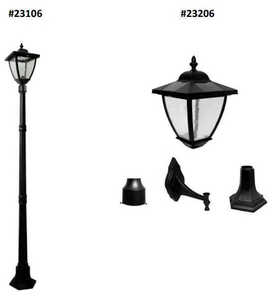 NaturePower BAYPORT Solar Powered Lamp